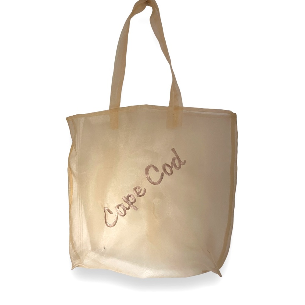 Cape cod costal cowgirl sturdy mesh super light grocery shopping bag